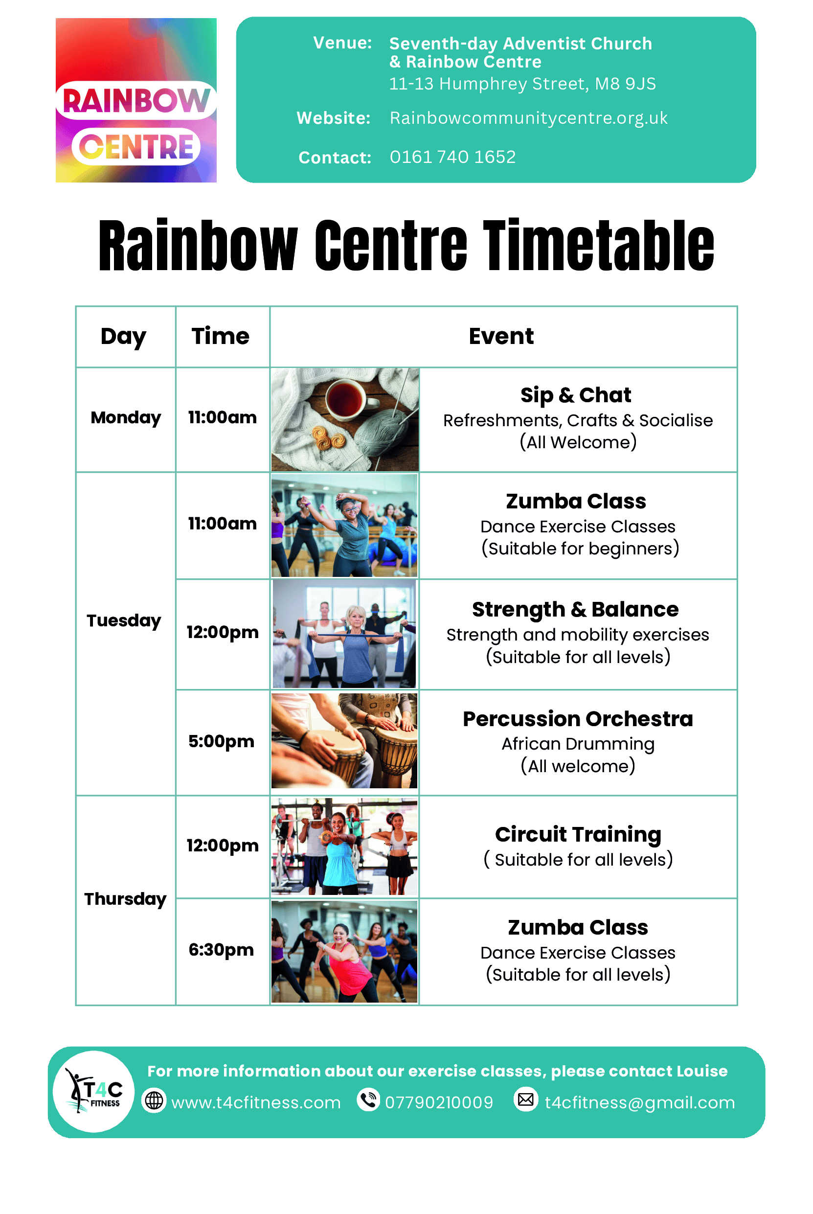  A poster with information on the strength class.